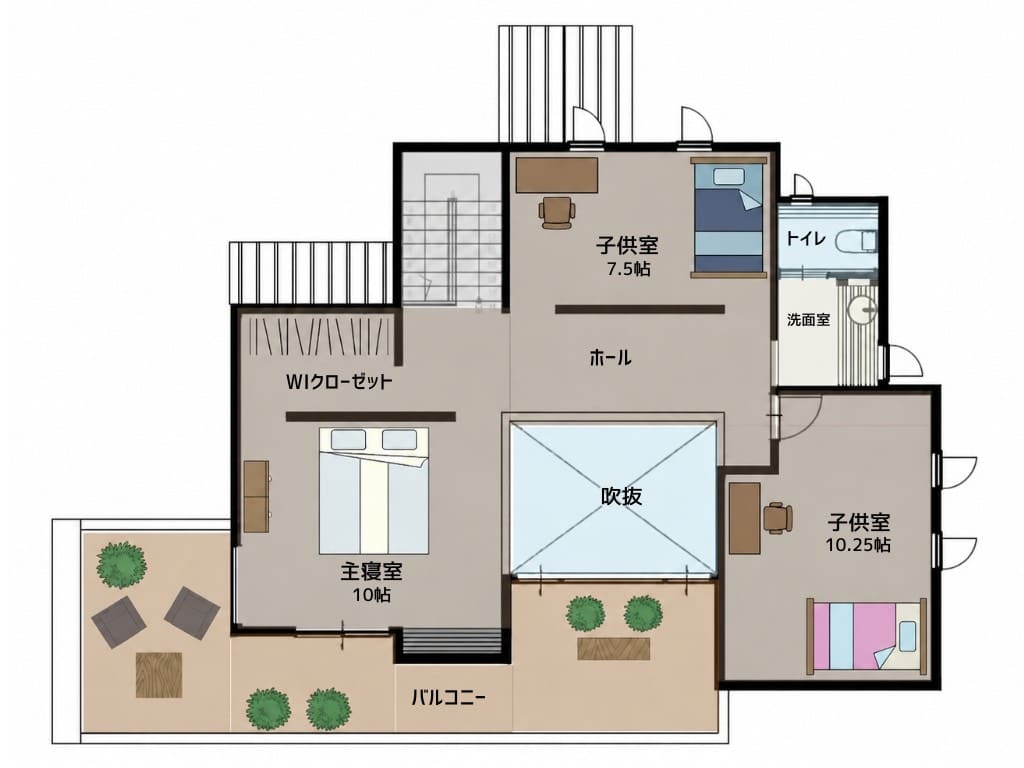 間取り図 2F